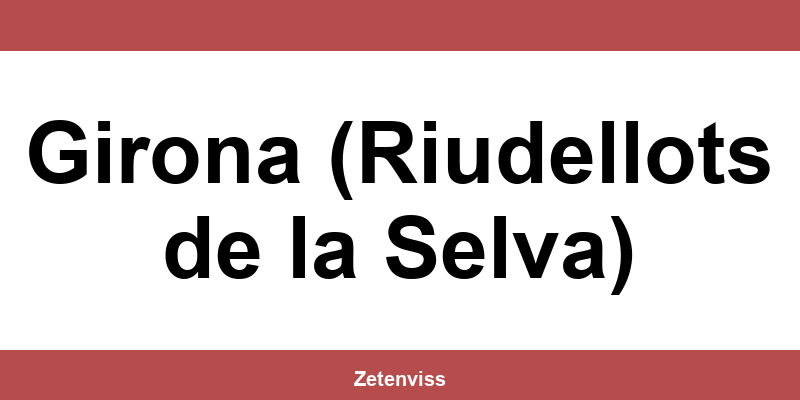 Contacte por teléfono con CTT Express en Girona (Riudellots de la Selva)